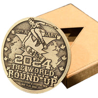 World Round-Up 2024 Belt Buckle