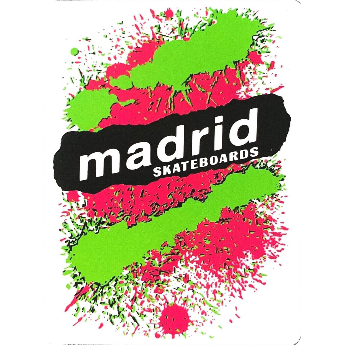 Madrid Explosive Sticker – Skeleton Mountie | Kevin Harris Official Website